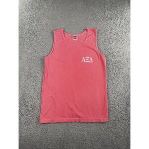 Comfort Colors Tank Top Men Small Graphic Sleeveless Shirt‎ Alpha Xi Delta